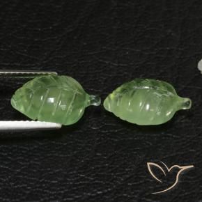 Shop natural 7.38ct Vert moyen Préhnite gems, Fantaisie, from Afrique du Sud at GemSelect. In stock, global shipping!
