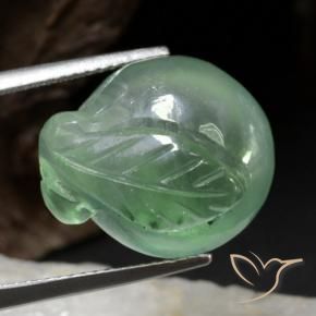 Préhnite Menthe légère naturelle Fantaisie, 22.65 ct, Translucide