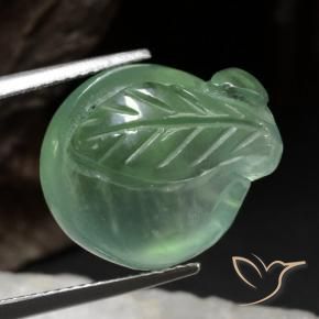 Préhnite Menthe légère naturelle Fantaisie, 22.65 ct, Translucide