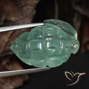 Préhnite Vert clair naturelle Fantaisie, 19.26 ct, Translucide