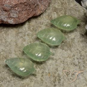 Shop natural 22.14ct Vert jaunâtre Préhnite gems, Taille Fleur, from Afrique du Sud at GemSelect. In stock, global shipping!