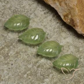 Shop natural 23.73ct Vert citron Préhnite gems, Taille Fleur, from Afrique du Sud at GemSelect. In stock, global shipping!