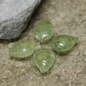 Shop natural 16.96ct Vert poire Préhnite gems, Taille Fleur, from Afrique du Sud at GemSelect. In stock, global shipping!