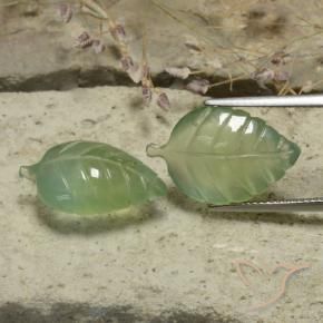 Shop natural 17.47ct Vert chaud Préhnite gems, Taille Fleur, from Afrique du Sud at GemSelect. In stock, global shipping!