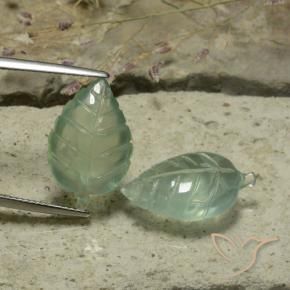 Shop natural 16.04ct Vert très clair Préhnite gems, Taille Fleur, from Afrique du Sud at GemSelect. In stock, global shipping!