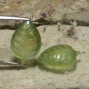 Shop natural 20.03ct Vert chaud Préhnite gems, Taille Fleur, from Afrique du Sud at GemSelect. In stock, global shipping!