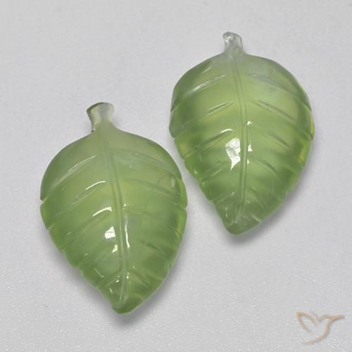Shop natural 13.56ct Vert jaunâtre Préhnite gems, Fantaisie, from Afrique du Sud at GemSelect. In stock, global shipping!
