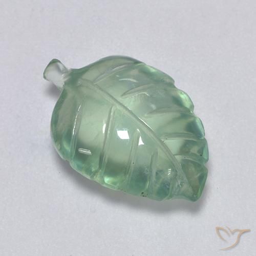 Prehnite Menthe verte naturelle Forme fantaisie, 6.40 ct, Transparent