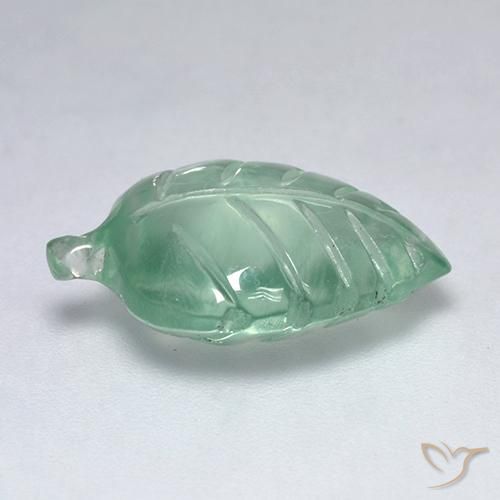 Prehnite Menthe verte naturelle Forme fantaisie, 6.40 ct, Transparent