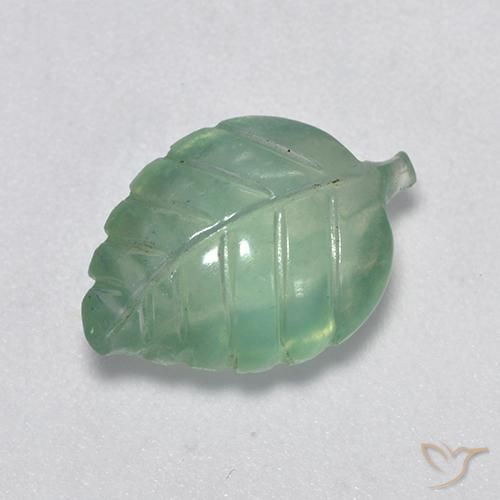 4.94ct Naturel Menthe verte Préhnite, Fantaisie, Transparent