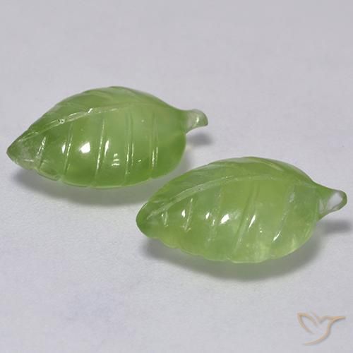 Shop natural 8.53ct Vert jaunâtre Préhnite gems, Fantaisie, from Afrique du Sud at GemSelect. In stock, global shipping!