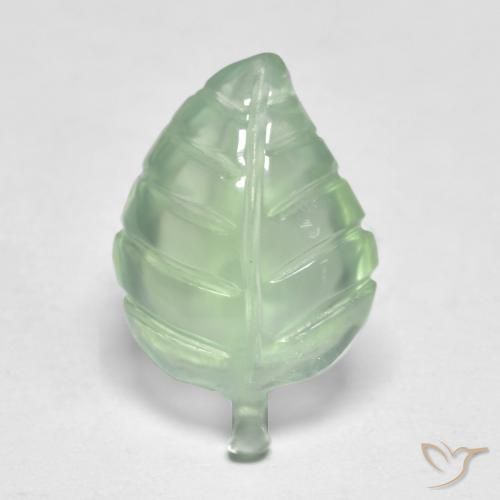 3.91ct Naturel Vert très clair Préhnite, Fantaisie, Transparent