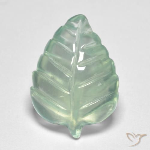 5.48ct Naturel Vert jaune léger Préhnite, Fantaisie, Transparent