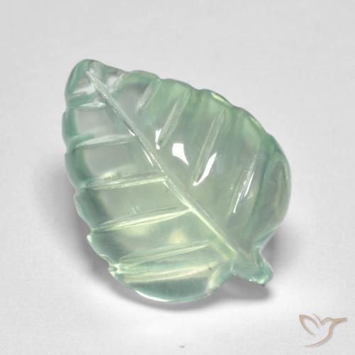 Préhnite Vert jaune léger naturelle Fantaisie, 5.48 ct, Transparent