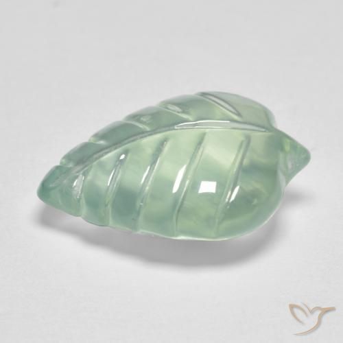 Préhnite Vert jaune léger naturelle Fantaisie, 5.48 ct, Transparent