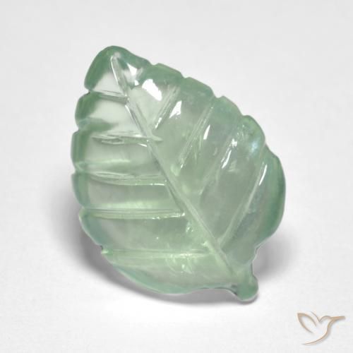 Préhnite Vert très clair naturelle Fantaisie, 5.49 ct, Transparent