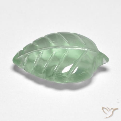 Préhnite Vert très clair naturelle Fantaisie, 5.49 ct, Transparent
