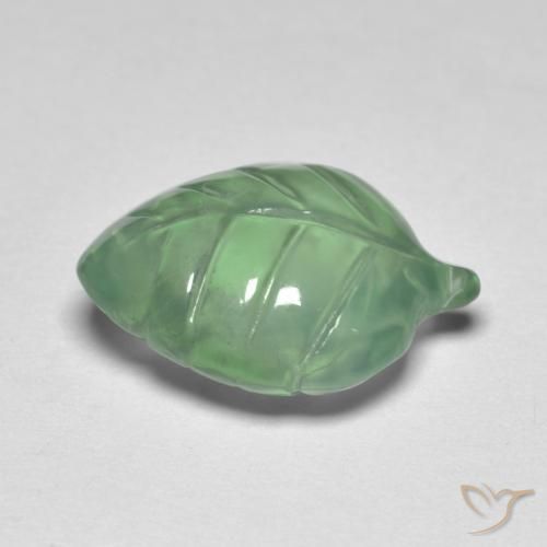 Préhnite Vert clair naturelle Fantaisie, 5.96 ct, Transparent