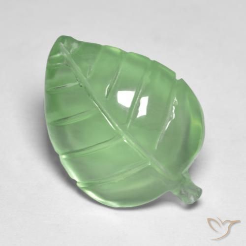 Préhnite Vert citron naturelle Fantaisie, 9.00 ct, Transparent