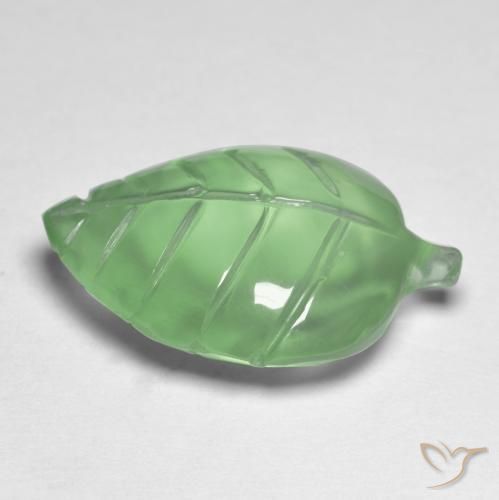Préhnite Vert citron naturelle Fantaisie, 9.00 ct, Transparent