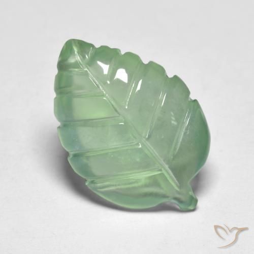 Préhnite Vert jaune léger naturelle Fantaisie, 5.78 ct, Transparent