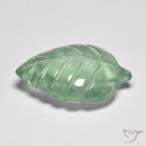 Préhnite Vert jaune léger naturelle Fantaisie, 5.78 ct, Transparent