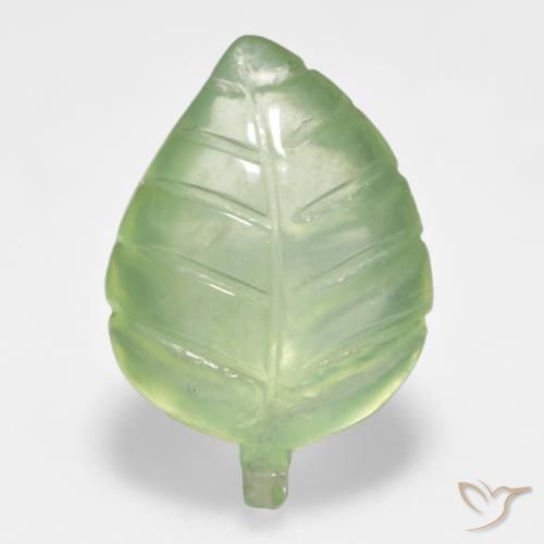 8.89ct Naturel Vert jaunâtre Préhnite, Fantaisie, Transparent