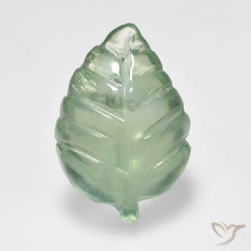 3.70ct Naturel Vert jaune léger Préhnite, Fantaisie, Transparent