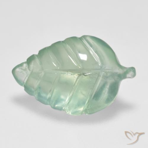 Préhnite Vert jaune léger naturelle Fantaisie, 6.27 ct, Transparent