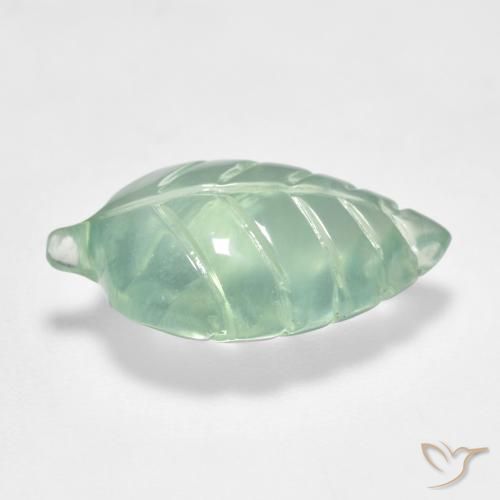 Préhnite Vert jaune léger naturelle Fantaisie, 6.27 ct, Transparent