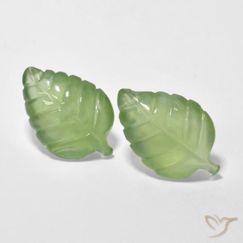 Shop natural 13.68ct Vert jaunâtre Préhnite gems, Fantaisie, from Mer du Sud at GemSelect. In stock, global shipping!
