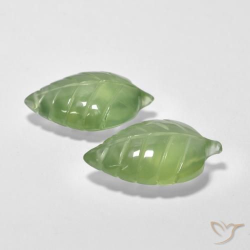 Shop natural 13.68ct Vert jaunâtre Préhnite gems, Fantaisie, from Mer du Sud at GemSelect. In stock, global shipping!