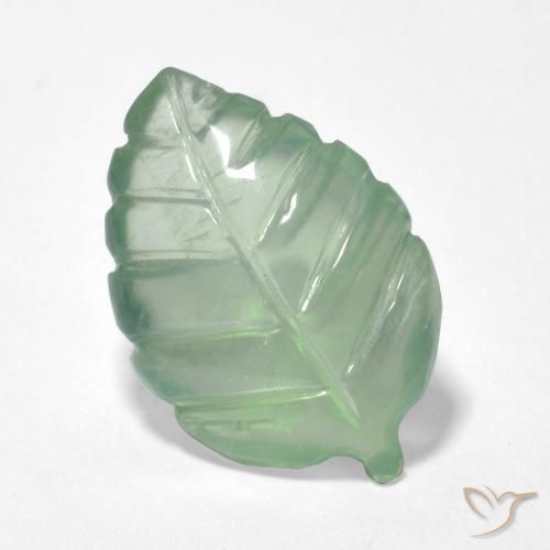 Préhnite Vert poire léger naturelle Fantaisie, 5.25 ct, Transparent