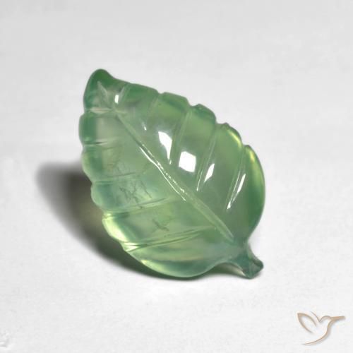 Préhnite Vert clair naturelle Fantaisie, 5.76 ct, Translucide