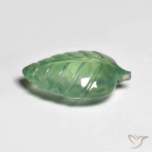 Préhnite Vert clair naturelle Fantaisie, 5.76 ct, Translucide