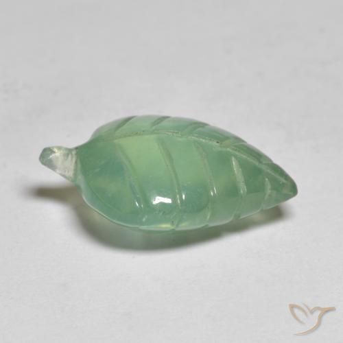 Préhnite Menthe légère naturelle Fantaisie, 7.60 ct, Transparent