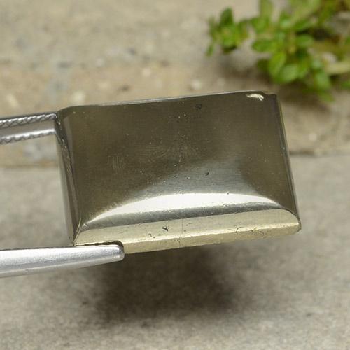 Pyrite Or naturelle Baquette, 38.25 ct, Opaque