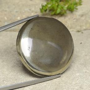 Pyrite Or naturelle Coupe roude, 62.09 ct, Opaque