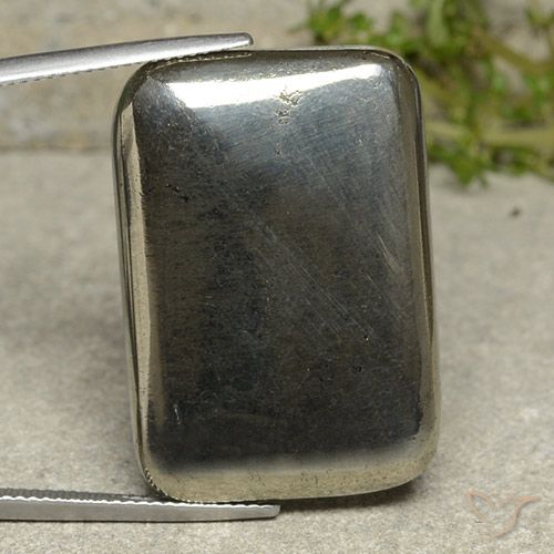 56.14ct Naturel Or Pyrite, Coussin, Opaque