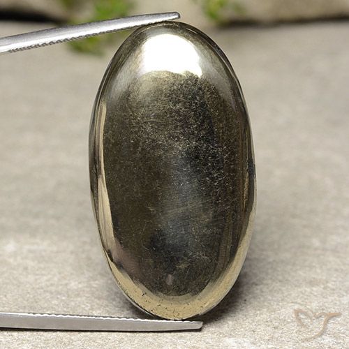 51.94ct Naturel Or Pyrite, ovale, Opaque