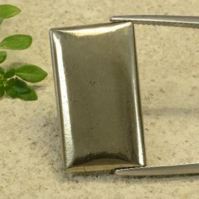 Pyrite Or naturelle Baquette, 16.04 ct, Opaque