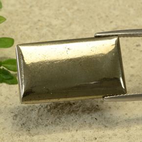 Pyrite Or naturelle Baquette, 16.04 ct, Opaque