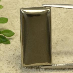 Pyrite Or naturelle Baquette, 19.66 ct, Opaque