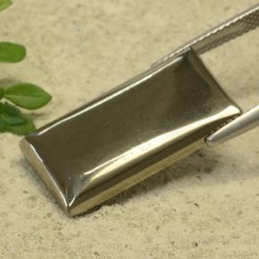 Pyrite Or naturelle Baquette, 19.66 ct, Opaque