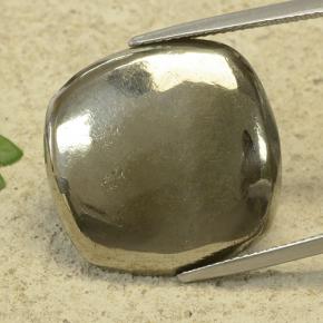 Pyrite jaune naturelle coupe coussin, 29,69 ct, opaque