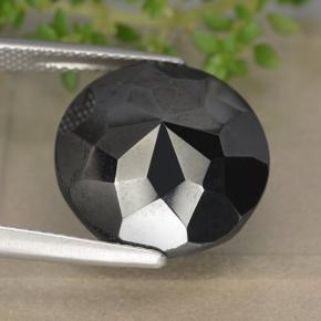 Pyrite Gris foncé métallisé naturelle Coupe roude, 19.12 ct, Opaque