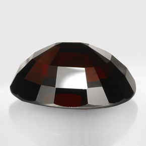 Grenat pyrope rouge naturelle coupe ovale, 42,20 ct, IF