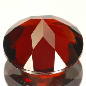 Grenat pyrope rouge naturelle coupe roude, 2,10 ct, VS