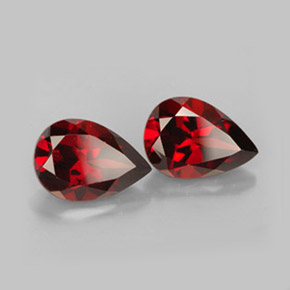 Achetez naturel ct rouge grenat pyrope gems, en forme de poire, en provenance mozambique chez gemselect. en stock, livraison internationale!