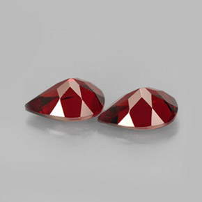 Achetez naturel ct rouge grenat pyrope gems, en forme de poire, en provenance mozambique chez gemselect. en stock, livraison internationale!
